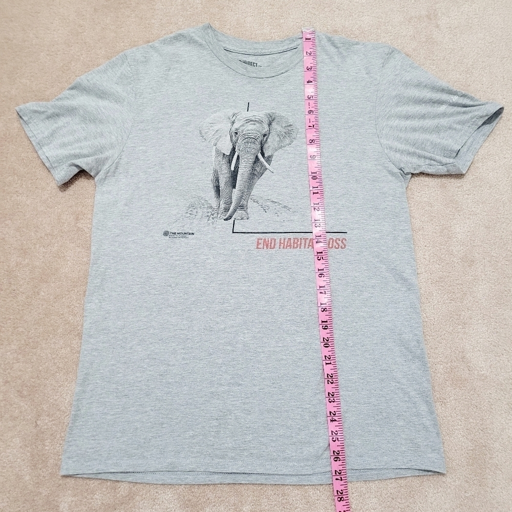 END HABITAT LOSS T-shirt 100% Cotton Elephant Omaha Zoo Unisex Size Medium - Picture 8 of 11